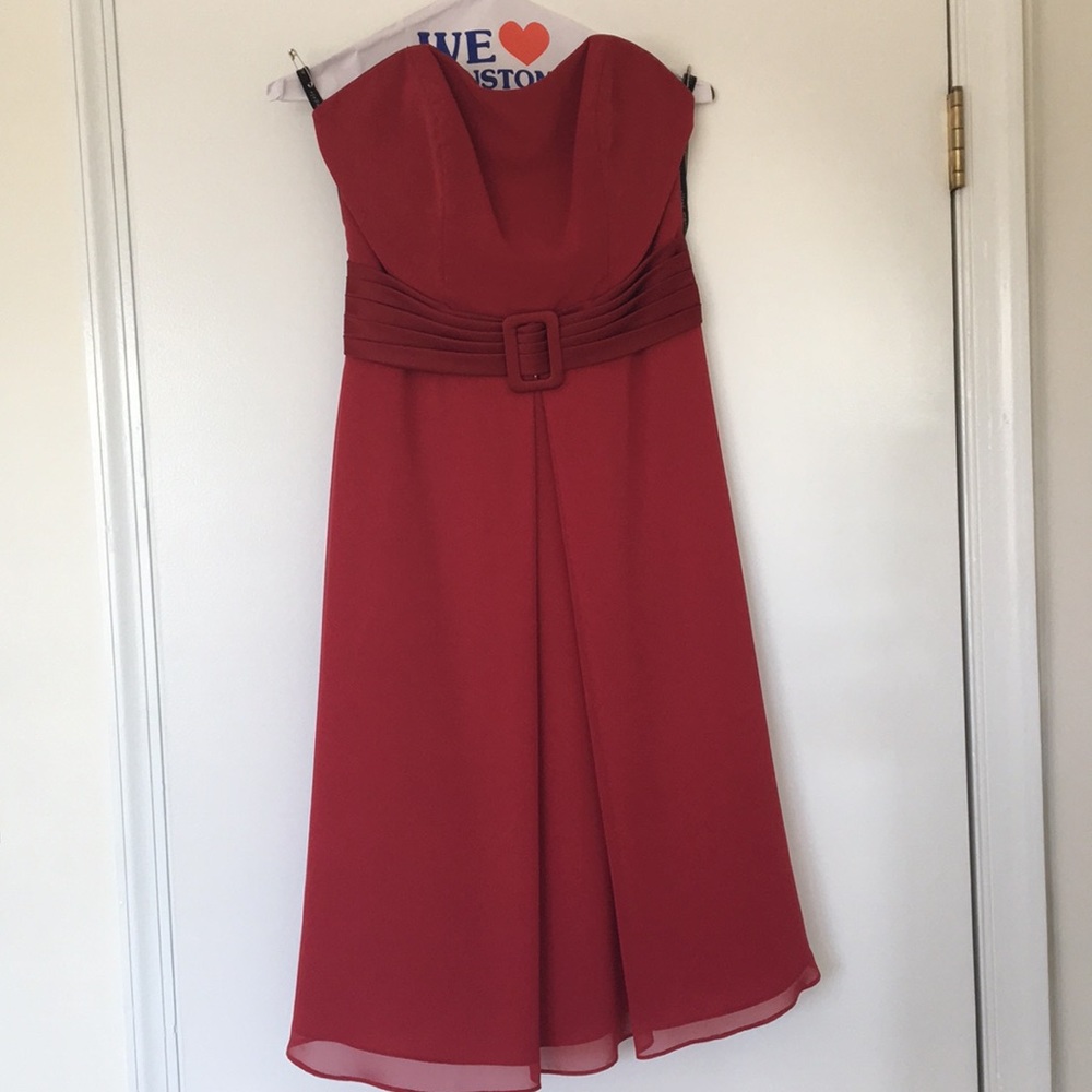 Alfred Angelo Wine Red Dress Size 4